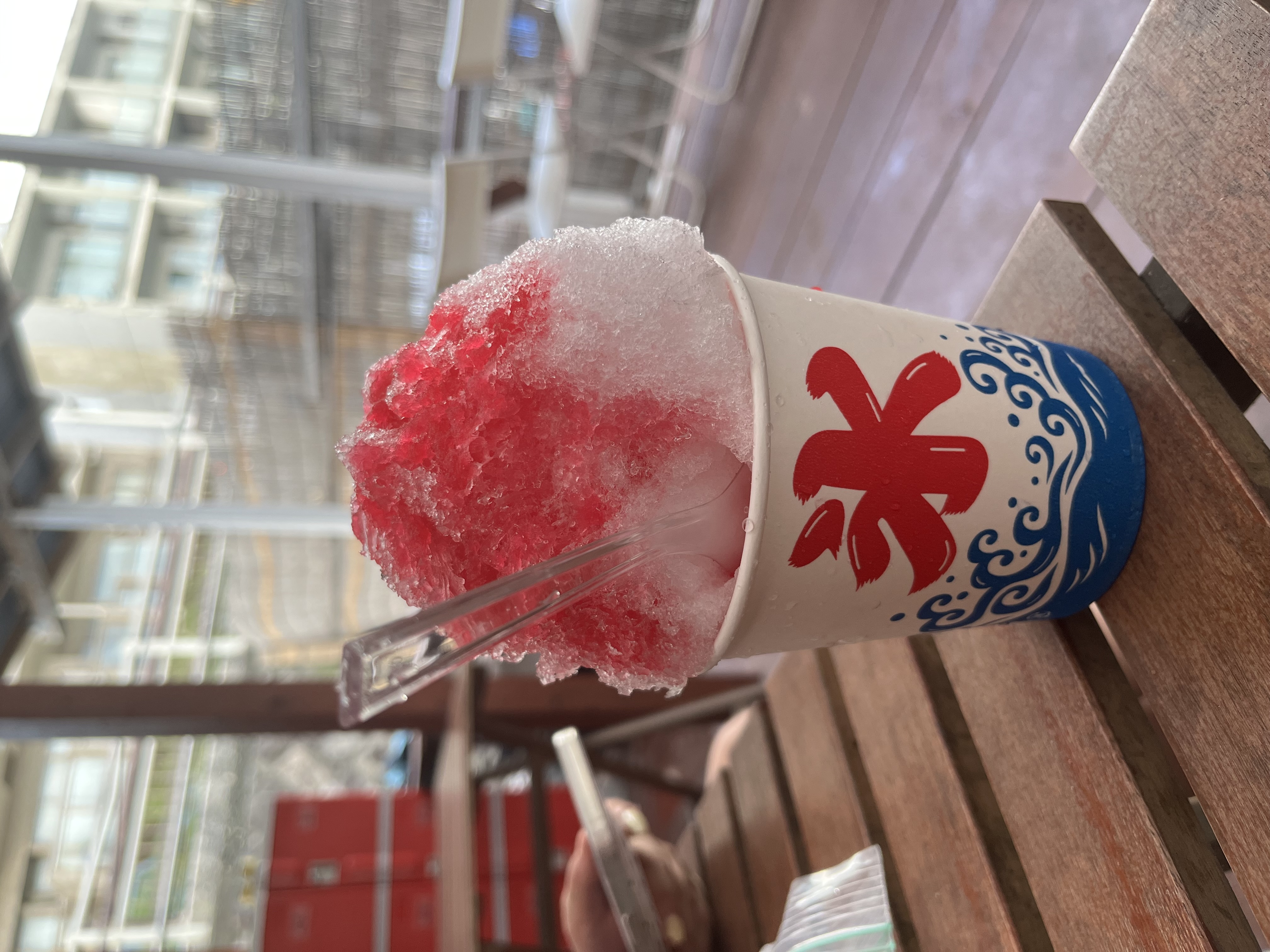 イチゴかき氷